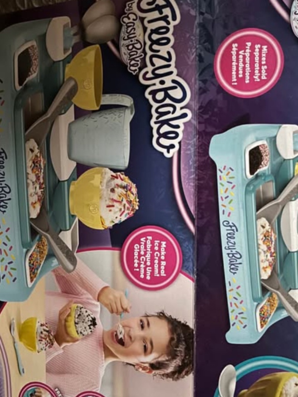 Freezy bake ice cream maker